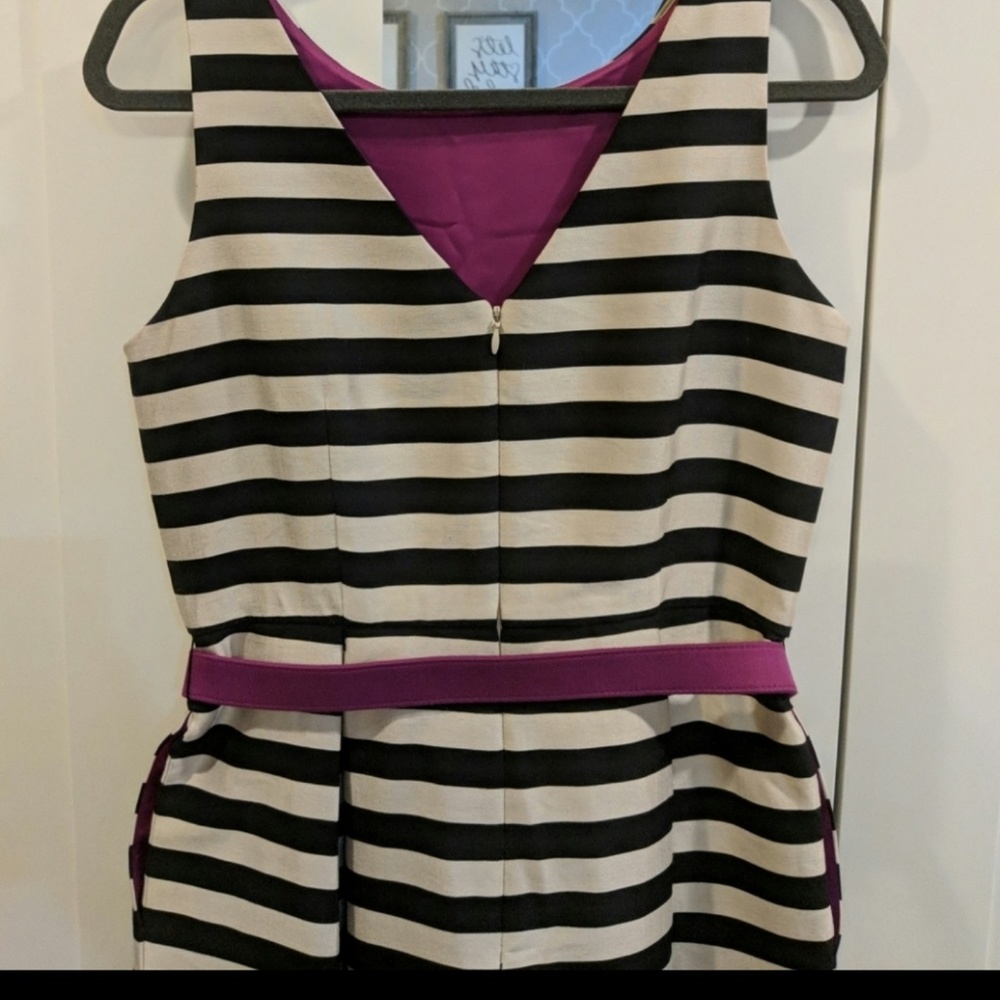 WHBM Stripped Black and White Dress - Picture 4 of 7